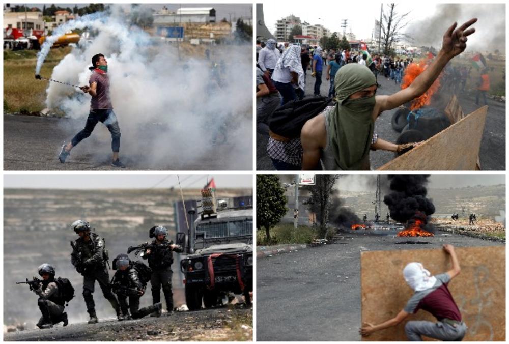 Ramala, Palestinci, izraelska vojska, sukobi, 15.05.2018.