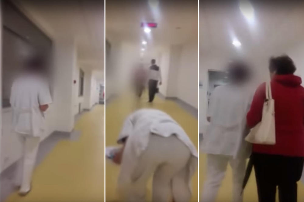 ŠOK SNIMAK IZ NIŠA! PIJANA medicinska sestra TETURA SE hodnikom i GUBI EPRUVETE?! DIREKTOR: Nije prvi put! (VIDEO)