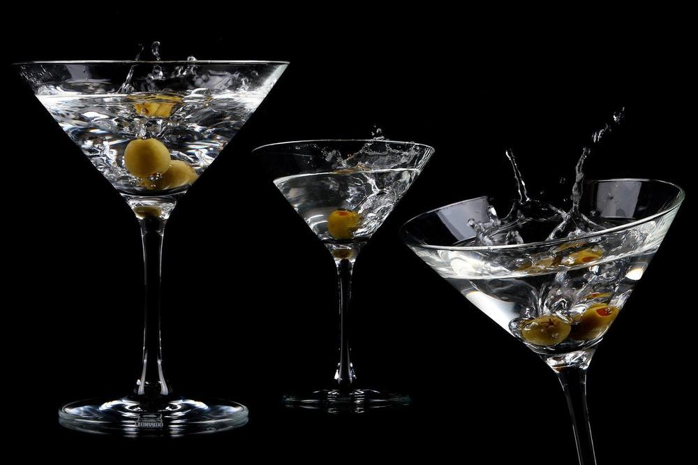alkohol, martini, koktel