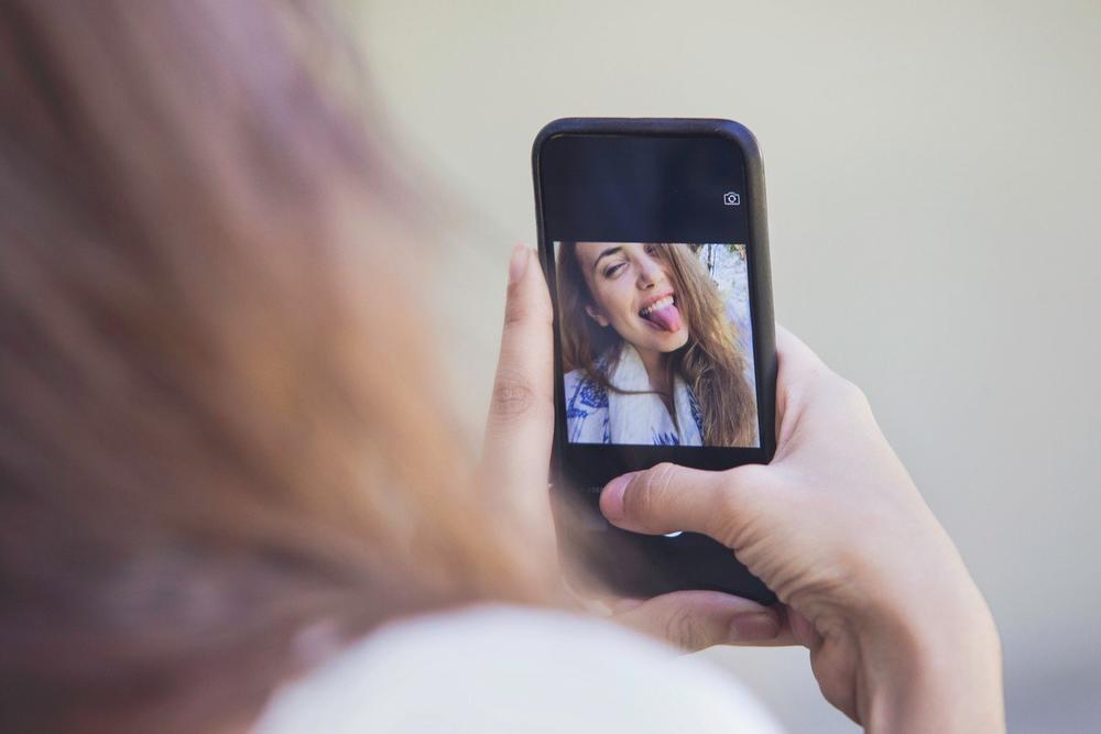 selfi, fotografija, žena