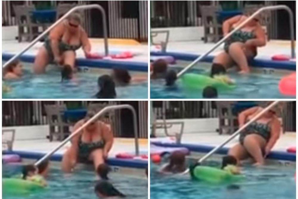OVA ŽENA JE ZGROZILA KUPAČE: Više nikada neću ući u bazen! (VIDEO)