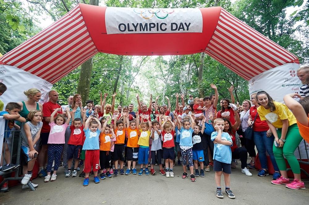 U BEOGRADU OBELEŽEN ROĐENDAN MOK: Mališani ulepšali Olimpijski dan