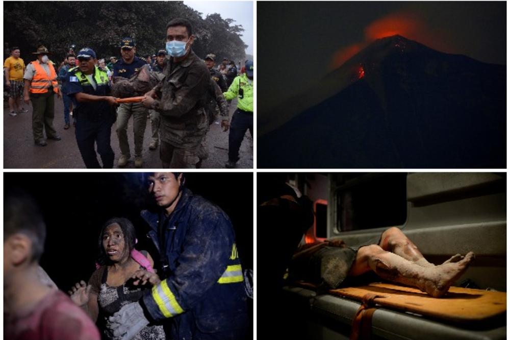 VATRENA STIHIJA GUTALA SVE PRED SOBOM: 62 mrtvih, stotine povređeno u erupciji vulkana u Gvatemali! (FOTO, VIDEO)