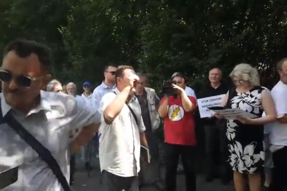 NAPETO U ZAGREBU: Dok HRT hitno zaseda zbog sporne emisije o Jasenovcu, desničari protestuju ispred zgrade (VIDEO)
