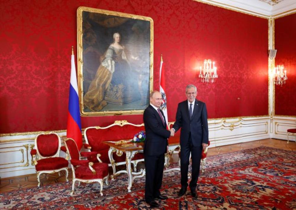 Aleksander van der Belen i Vladimir Putin
