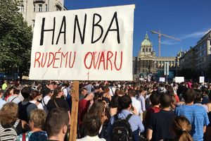 PRAG SE DIGAO NA NOGE: Više hiljada protestovalo protiv češkog Trampa (FOTO)