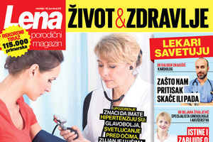 SUTRA U NOVOM BROJU MAGAZINA LENA Simptomi hipertenzije su lako uočljivi