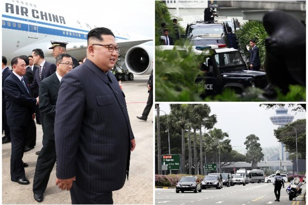 ONI SU KIMOV NEPROBOJNI ŠTIT: Severnokorejskog lidera u stopu prati 20 motora i 20 policijskih vozila (FOTO, VIDEO)