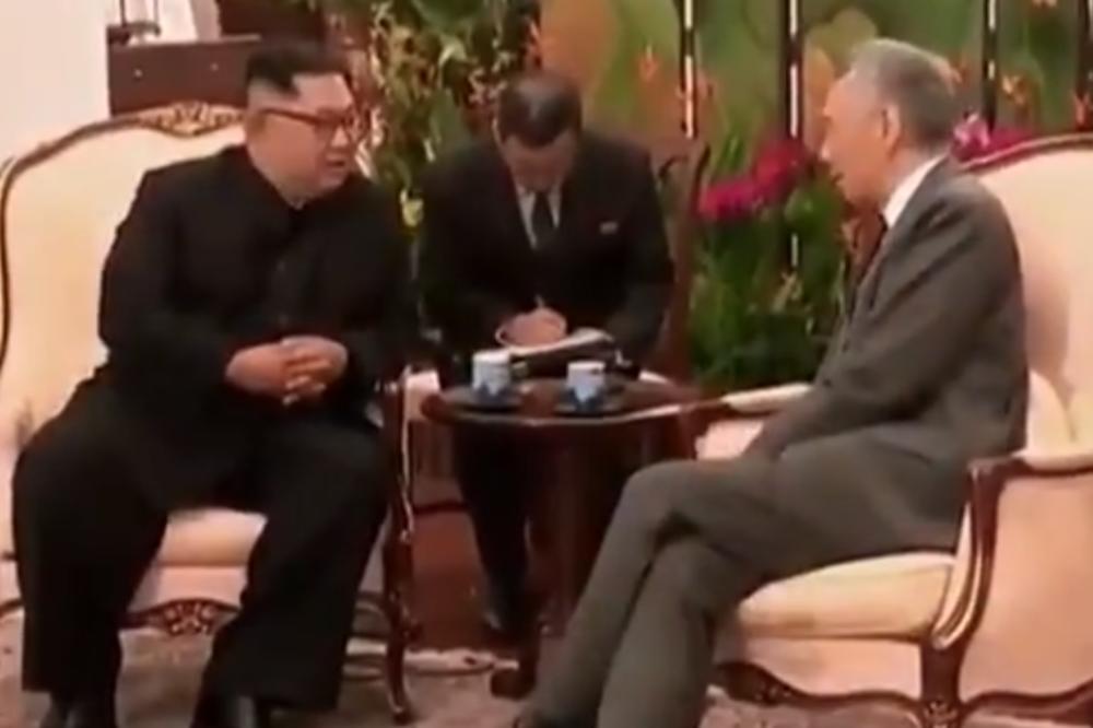 ZAGREVANJE ZA TRAMPA: Kim se sastao sa premijerom Singapura i uputio mu OVU poruku (VIDEO)