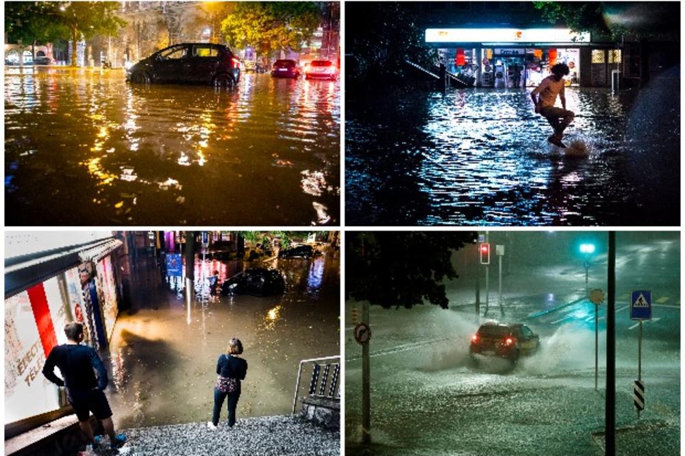 POTOP! NEZAPAMĆENE KIŠE: Oluja poharala Lozanu, reke vode jurcale po gradu! Ulice ostale kao da je bomba pala! (VIDEO)