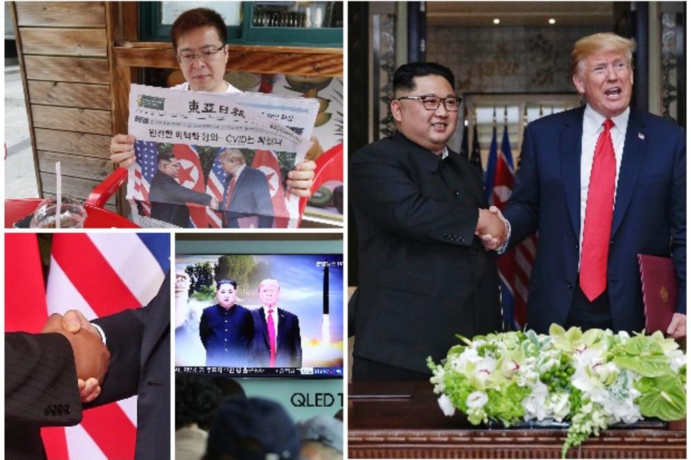 RADIKALNI PREOKRET: Ovako su u Severnoj Koreji izvestili o samitu Tramp-Kim