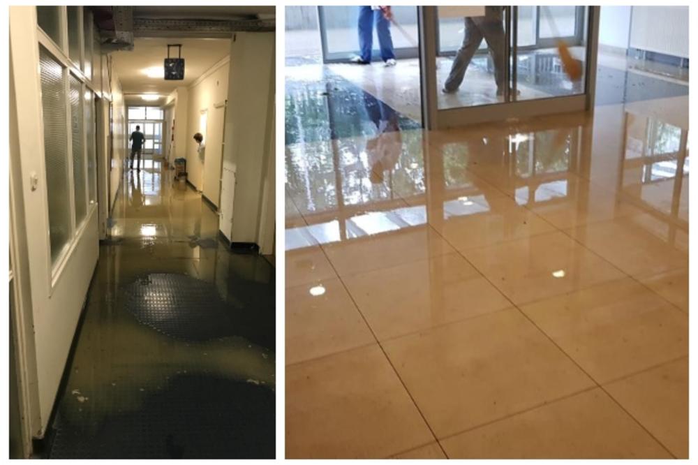 POTOP U ZAGREBU: Jaka kiša poplavila bolnice, a vatrogasci ispumpavaju vodu sa Ekonomskog fakulteta (FOTO, VIDEO)