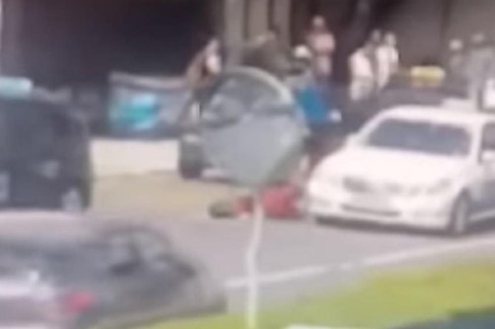 JEZIV SNIMAK IZ DUBROVNIKA: Argentinka se zaletela u taksi! (VIDEO)