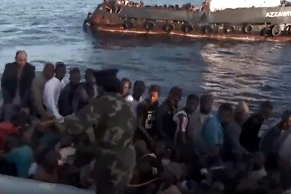 ČUDOVIŠTA MEDITERANA! KAMERE SNIMILE KAKO MUČKI BIJU MIGRANTE: Otkriveno ko stoji iza krijumčarenja ljudi u Libiji, a sve ih plaća EU! (VIDEO)