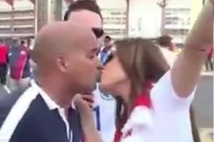 NAJVEĆA ISPALA NA MUNDIJALU! UBIĆE GA ŽENA: Panamac poljubio seksi navijačicu, a onda je usledio ŠOK! (VIDEO)