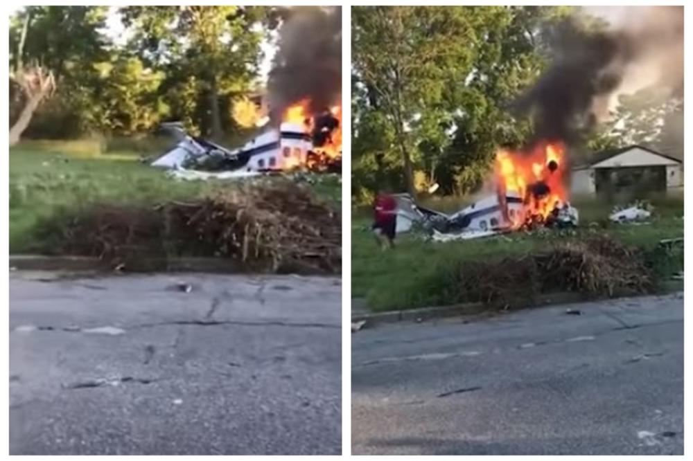 AVION JE PAO I MOGAO JE DA EKSPLODIRA SVAKOG TRENUTKA: Čuli su se jauci, a onda se pojavio spasilac sa sekirom (VIDEO)