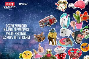 EXIT SLAVI SVOJ 18. ROĐENDAN Novi stikeri za preko milijardu Viber korisnika!