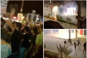 RAT ZBOG VODE ZAPALIO IRAN: Demonstranti gađali policiju kamenjem i spalili auto, HAOS NA ULICAMA! (VIDEO)