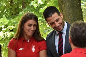 VI STE PONOS SRBIJE: Vanja Udovičić i Božidar Maljković dočekali osvajače medalja