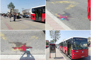 STRAVIČNA NESREĆA KOD BIVŠE GLAVNE ŽELEZNIČKE STANICE: Starici autobus otkinuo nogu, jednoj Beograđanki pozlilo kad je na ulici ugledala krv i komadiće mesa!
