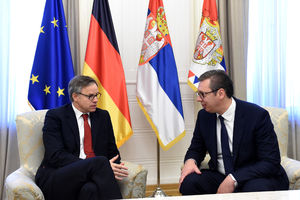 VUČIĆ PRIMIO DITMANA U OPROŠTAJNU POSETU: Srbija i Nemačka imaju najbolje odnose u istoriji