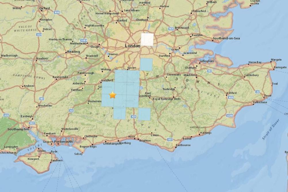 PODRHTAVA TLO U BRITANIJI: Južno od Londona zabeležen treći ZEMLJOTRES za 8 dana