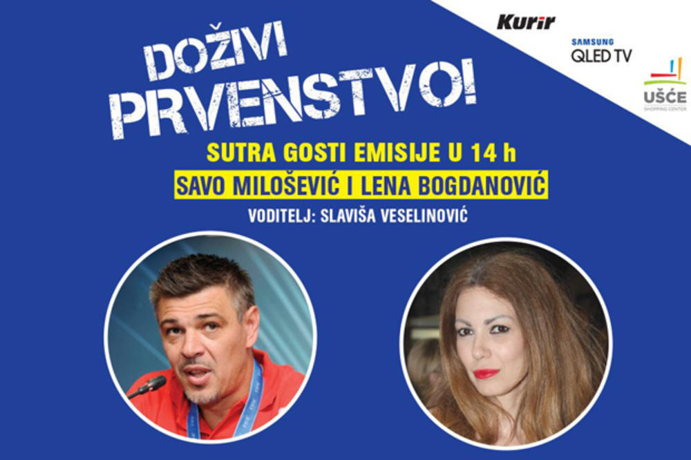 POZNATI PROGNOZIRAJU: Savo Milošević i Lena Bogdanović u Kurirovom studiju