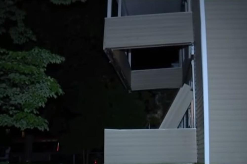FATALNA PROSLAVA ROĐENJA BEBE: U padu balkona stradalo 15 osoba, među povređenima ima i dece (VIDEO)