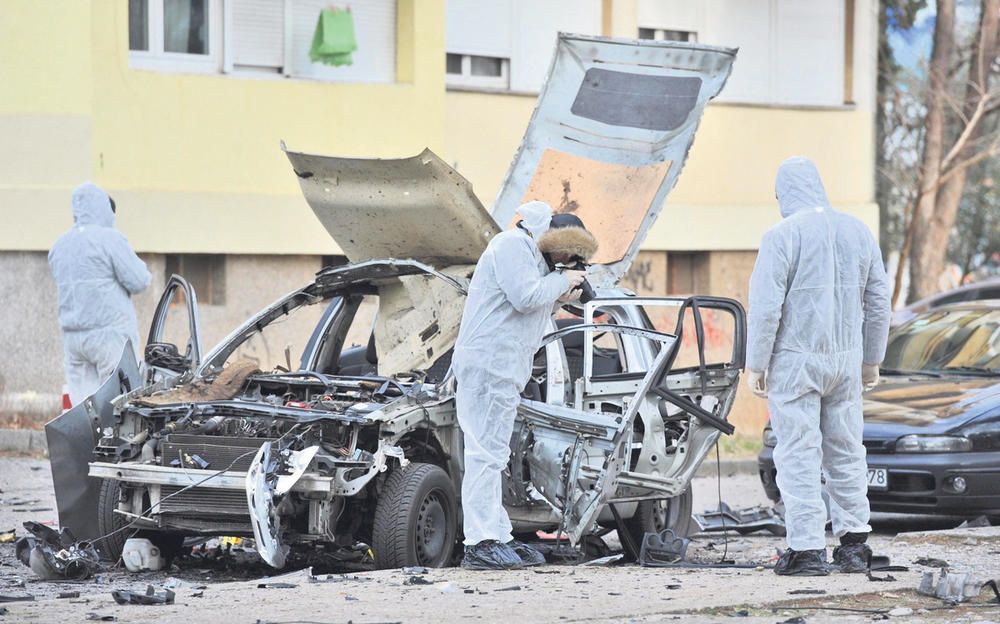 raznet crnogorska policija na uviđaju ubistva đorđa sekulovića u podgorici 19. januara 2017. žrtva se dovodi u vezu sa kavačkim klanom