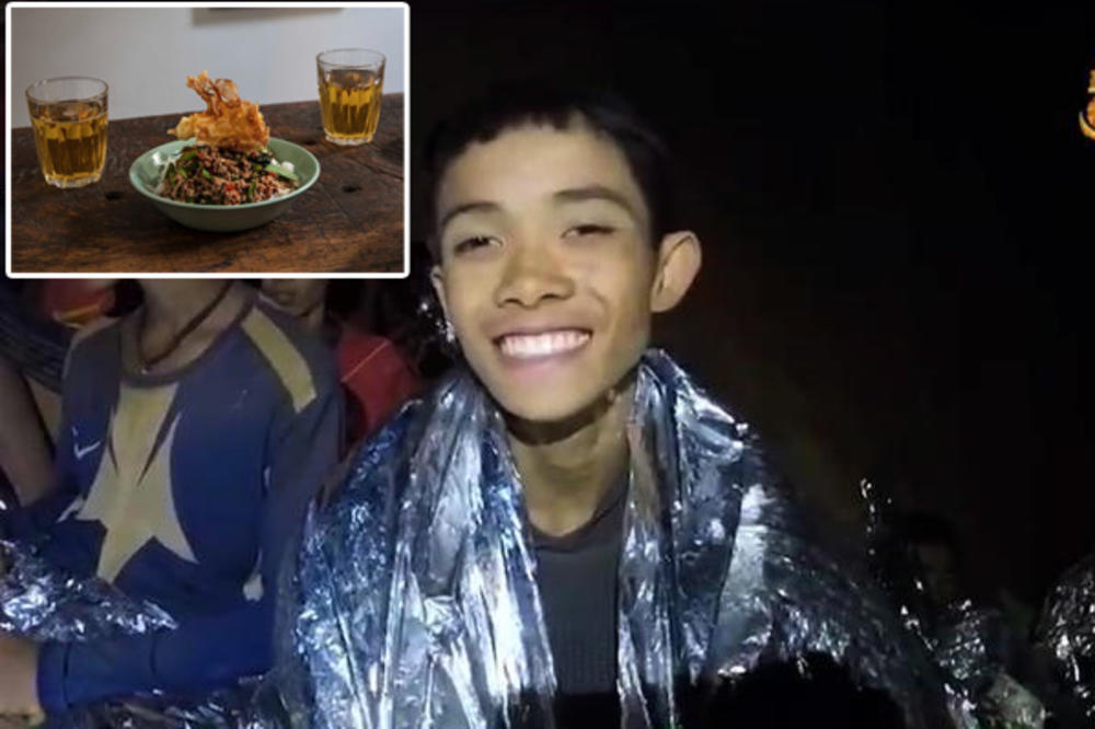 EVO ŠTA SU POŽELELI DA JEDU IZGLADNELI MALIŠANI: Ovo je prvi obrok spasenih dečaka posle 2 nedelje provedene u pećini (FOTO)