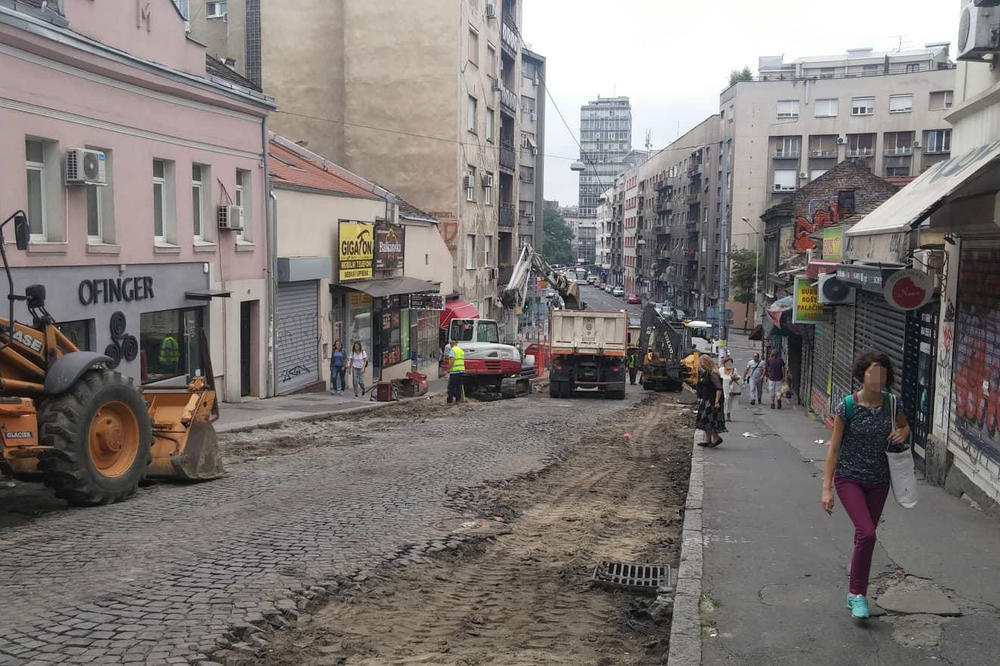 RADOVI KASNE, ALI SE BLIŽE KRAJU: Rekonstrukcija Balkanske ulice gotova do 1. decembra