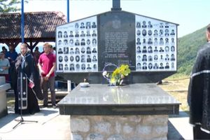 SLUŽEN POMEN SRPSKIM ŽRTVAMA NA ZALAZJU: Obeleženo sećanje na ubijene Srbe u srebreničkim i bratunačkim selima (FOTO)