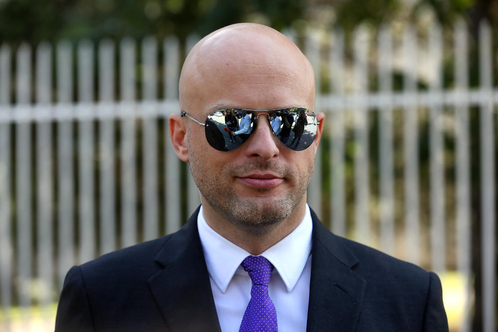 Nikola Dumnić, advokat optuženog