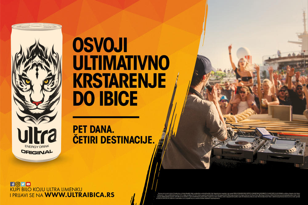 Voliš da partijaš 24/7? Voliš leto, more, krstarenja, a imaš više od 18 godina? A uz sve to da se rashlađuješ ledenom limenkom Ultre? Nikakav problem – imamo idealno rešenje za tebe!