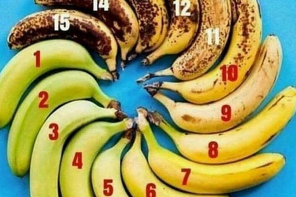 IZABERITE BANANU OD 1 DA 15!  Ako imate višak kilograma ili dijabetes, NIKAKO ne smete da jedete OVAKVE banane iako ih OBOŽABATE!