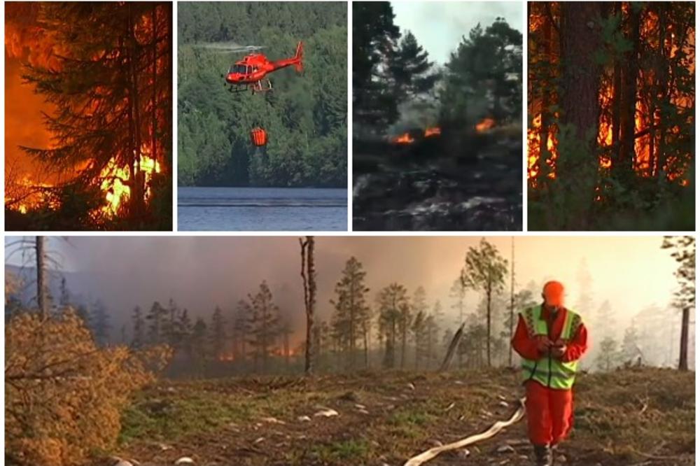NAJGORI POŽARI U MODERNOJ ISTORIJI: Šumski požari besne U Švedskoj, vatra se bliži Stokholmu! (VIDEO)