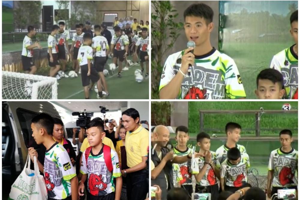 PRIČA KOJU JE SVET ČEKAO DA ČUJE! 12 dečaka iz pećine na Tajlandu: MI SMO SADA PORODICA! Gromoglasan aplauz za TRENERA! (FOTO, VIDEO)