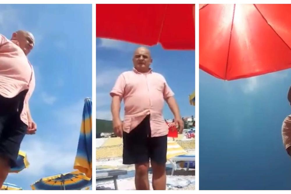DELUJETE KAO DA STE OVCE ČUVALI: Posle bahatog Crnogorca, hrvatski zakupac plaže razbesneo region! Vređao goste koji neće LEŽALJKE, A ONDA IH JE NAPAO! (VIDEO)