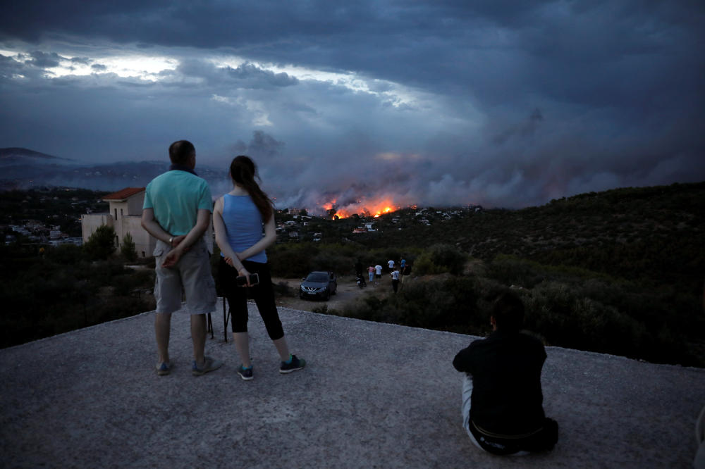 EKSKLUZIVNO KURIR SAZNAJE IZ GRČKE: Nema ugroženih Srba u požarima koji besne kod Atine!