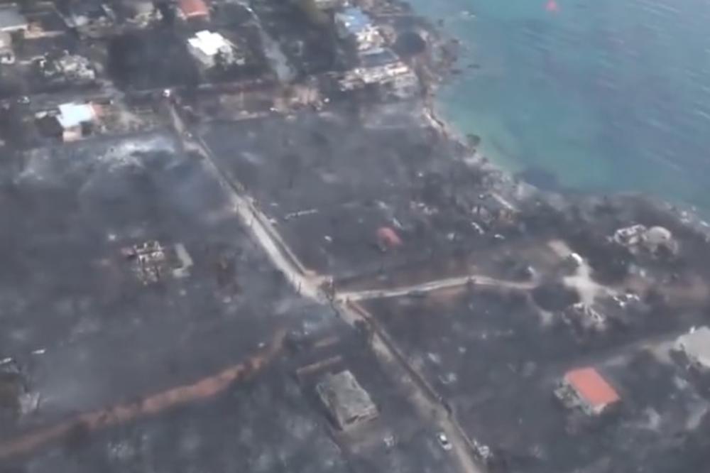 OVAKO IZGLEDA GRČKI PAKAO IZ VAZDUHA: Snimci iz aviona pokazuju sav užas i strašne razmere katastrofe! (VIDEO)