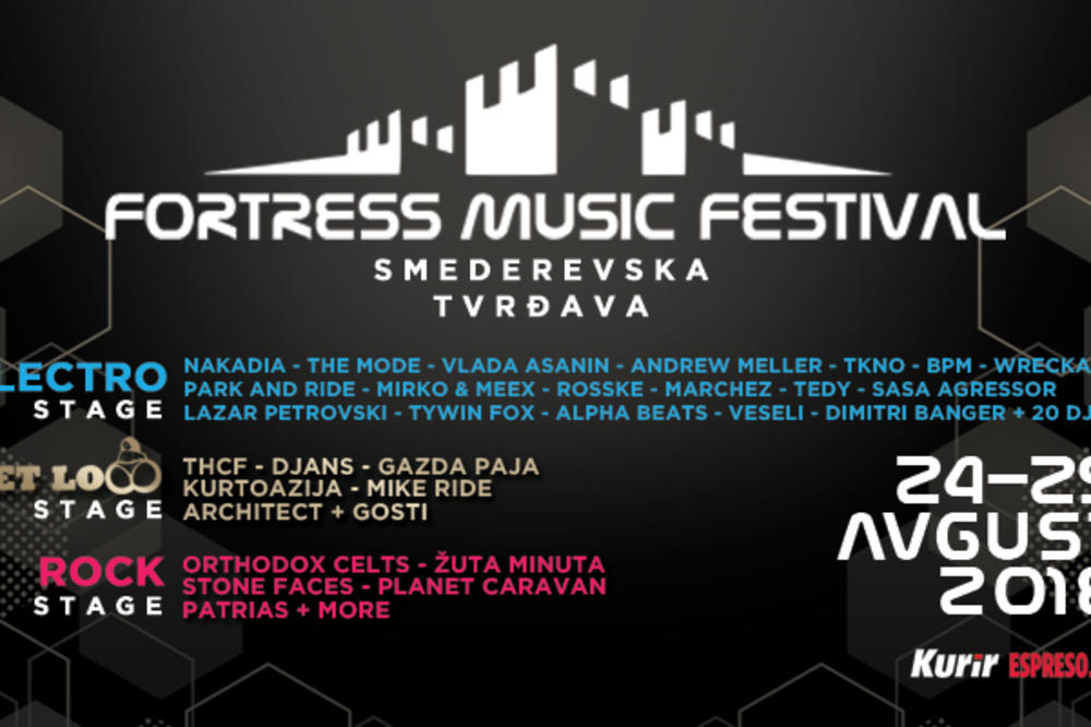 SMEDEREVSKA TVRĐAVA U CENTRU DEŠAVANJA: Četvrto izdanje Fortress Music Festivala