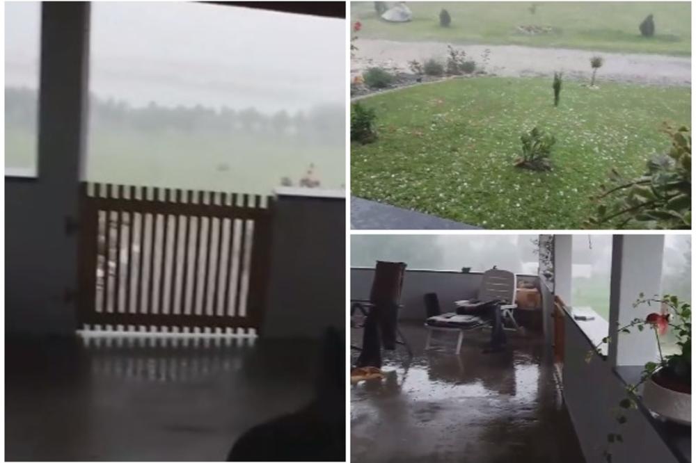 U TRENU OSTALI BEZ SVEGA: Nezapamćeno nevreme u Kiseljaku, oluja uništila useve, puteve... (VIDEO)