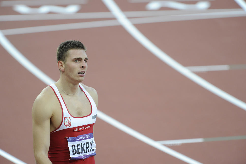 NASTAVLJA DA REĐA USPEHE: Emir Bekrić u polufinalu trke na 400 metara s preponama