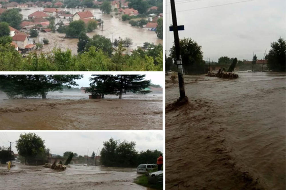 KATAKLIZMA U ŽAGUBICI, SVE JE POPLAVLJENO U SEKUNDI: Bujica nosila sve pred sobom, kuće pod vodom, uništeni putevi, meštani odsečeni od sveta! (FOTO, VIDEO)