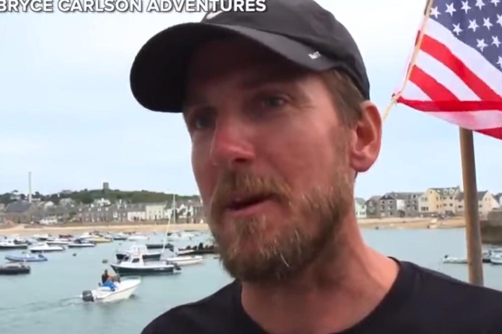 AMERIKANAC PREVESLAO ATLANSKI OKEAN ZA REKORDNO VREME: Čamac mu se nekoliko puta prevrnuo, ali je uspeo da dođe do cilja (VIDEO)