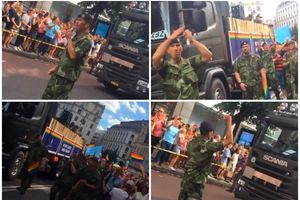 OVAKVOG GENERALA JOŠ NISMO VIDELI: Da vidite kako glavni komandant vojske Švedske peva Elvisa na gej paradi! (VIDEO)
