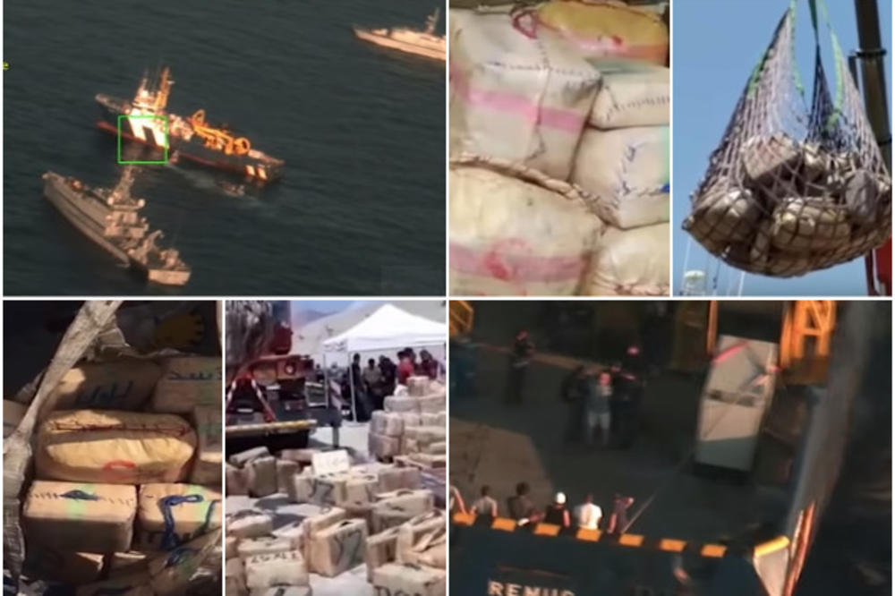 POGLEDAJTE SPEKTAKULARNO HAPŠENJE ŠKALJARACA: Policija upala na brod, pa pronašla drogu vrednu 200 MILIONA! Evo gde su je SKRIVALI! (VIDEO)