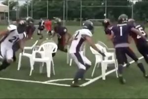 SPREMITE SE ZA SMEH DO SUZA: Ovako izgleda kada igrači američkog fudbala igraju muzičke stolice (VIDEO)