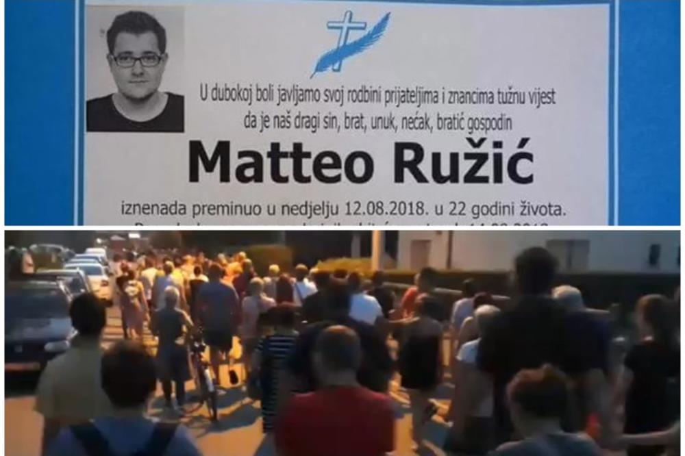 SMRT MLADIĆA NA ULICI UZNEMIRILA HRVATSKU: Stotine građana Zaprešića protestnom šetnjom upozorilo vlast da nijedno dete više ne sme da umre na takav način! (VIDEO)