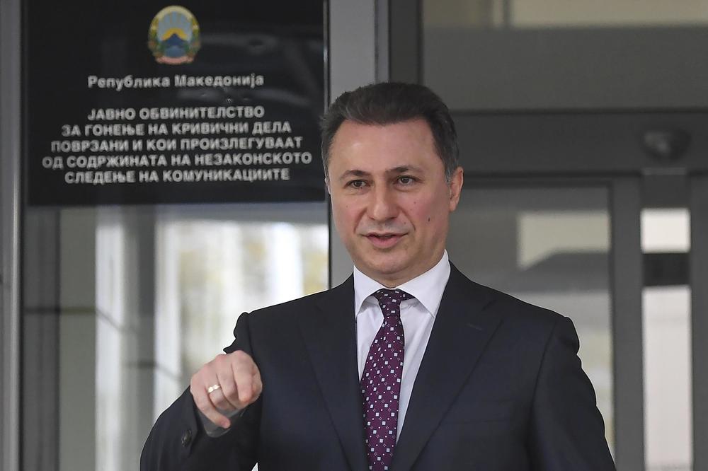 GRUEVSKI NA SLOBODI DO DALJEG: Bivši makedonski premijer na sve načine pokušava da ne ode u zatvor, uložio žalbe, traži reviziju presude